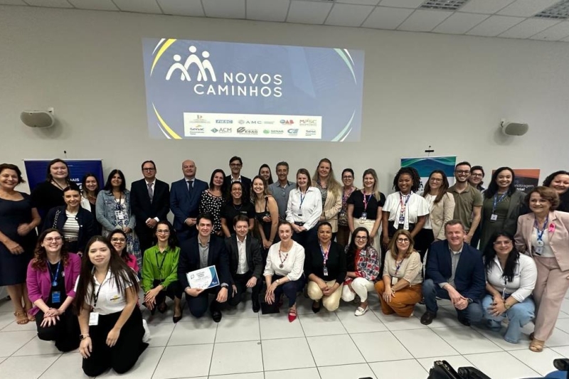 Em evento, FIESC e Judiciário sensibilizam empresários para contratar jovens do Novos Caminhos