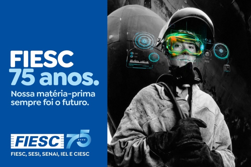 FIESC comemora 75 anos com foco no futuro da indústria