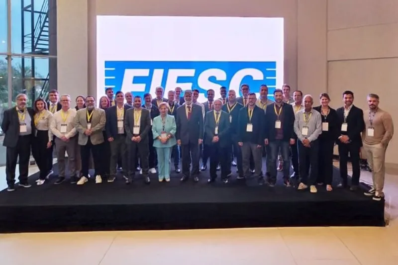 Comitiva catarinense participa de reuniões e rodadas de negócio no Paraguai. (foto: Paulo Koerich)