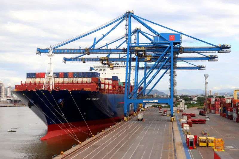 No acumulado do ano, exportações crescem 5,9% em SC. (Foto: Portonave/Divulgação)