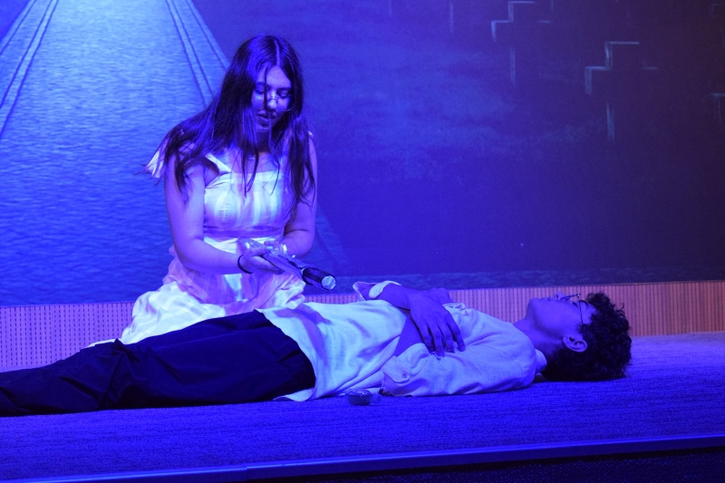 Peça foi apresentada a amigos, professores e familiares no teatro da escola 