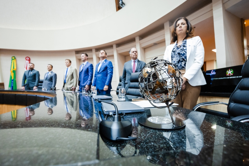 Presidente da FIESC, Gilberto Seleme, participou da solenidade (Bruno Collaço/AL)