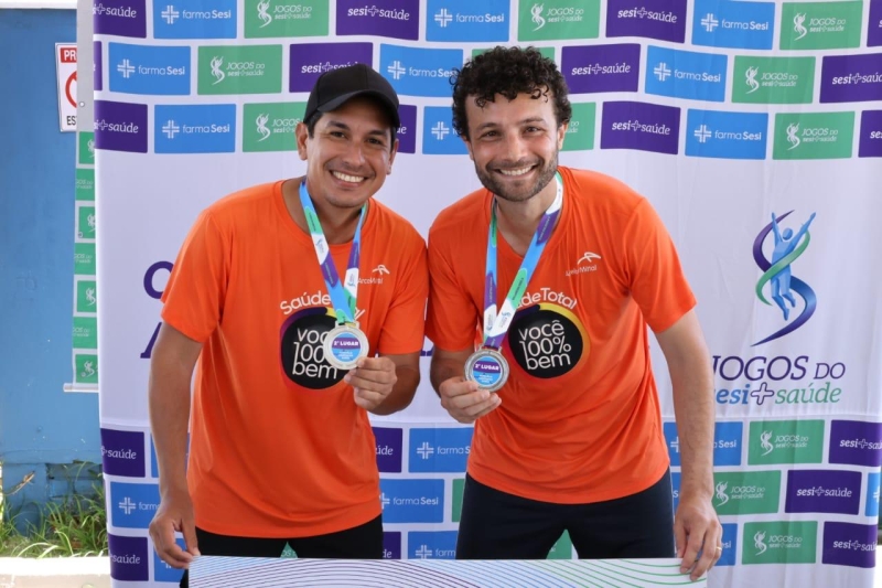 Trabalhadores da ArcelorMittal que disputaram finais do futevôlei 