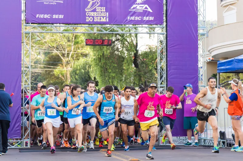 Evento estimulou adoção de hábitos saudáveis e a prática do voluntariado (Foto: Thiago Braga)