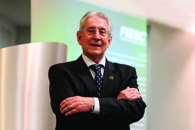 Presidente da FIESC, Glauco José Côrte. (Foto: Heraldo Carnieri)