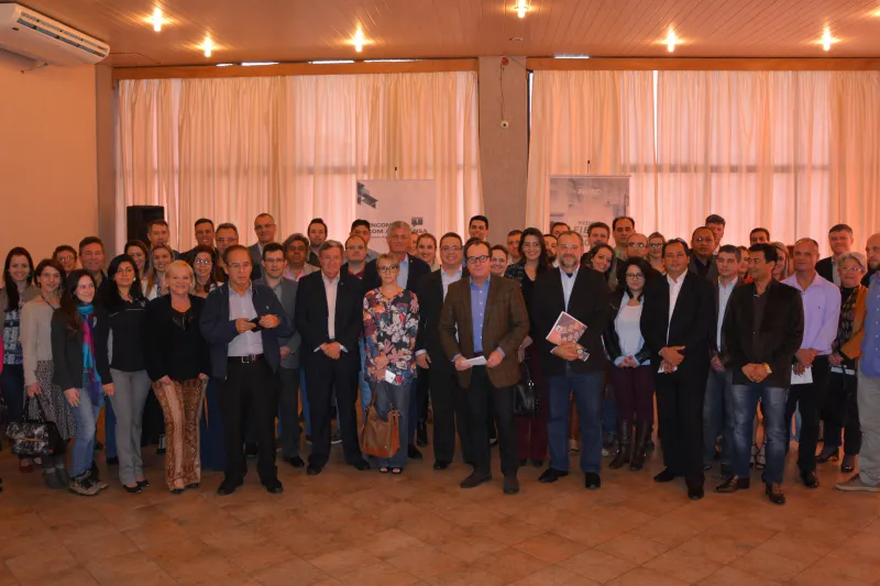 Encontro em Chapecó nesta sexta-feira (4) reuniu mais de 60 participantes. Foto: Gabriela Stocco/MB Comunicação