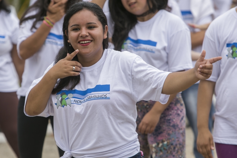 Estefani Chaves já fez vários cursos por meio do Novos Caminhos e agora quer cursar mecânica automotiva no SENAI (Foto: Fernando Willadino)