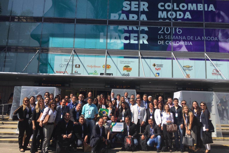 Delegação brasileira participa de missão comercial à Colombiamoda 2016, em Medellín 