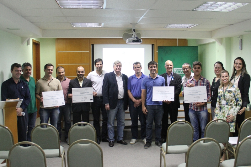 Indústrias participantes foram certificadas na tarde desta quarta-feira (04) na sede da vice-presidência regional Sudeste da FIESC. (Foto: Fábio Almeida)