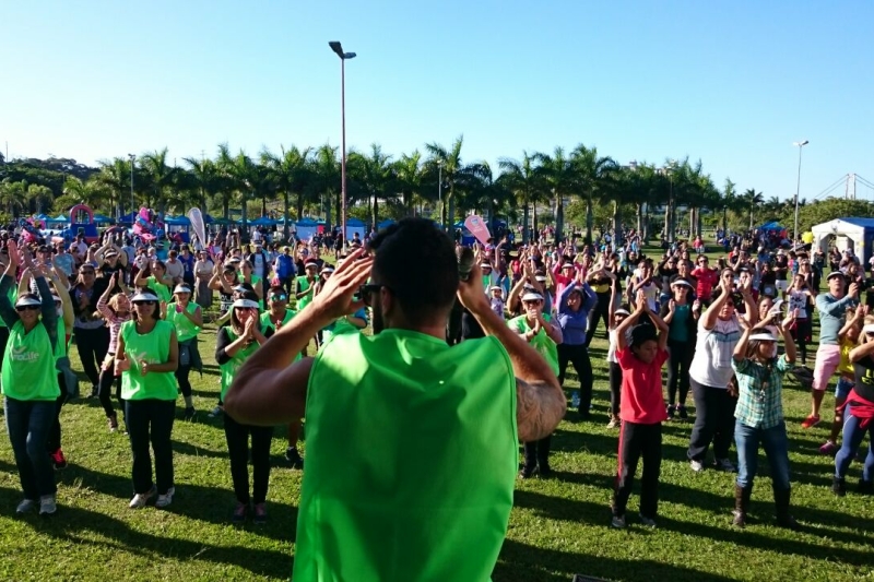 Participantes tiveram à disposição uma série de atividades gratuitas no Parque de Coqueiros (Foto: Divulgação)