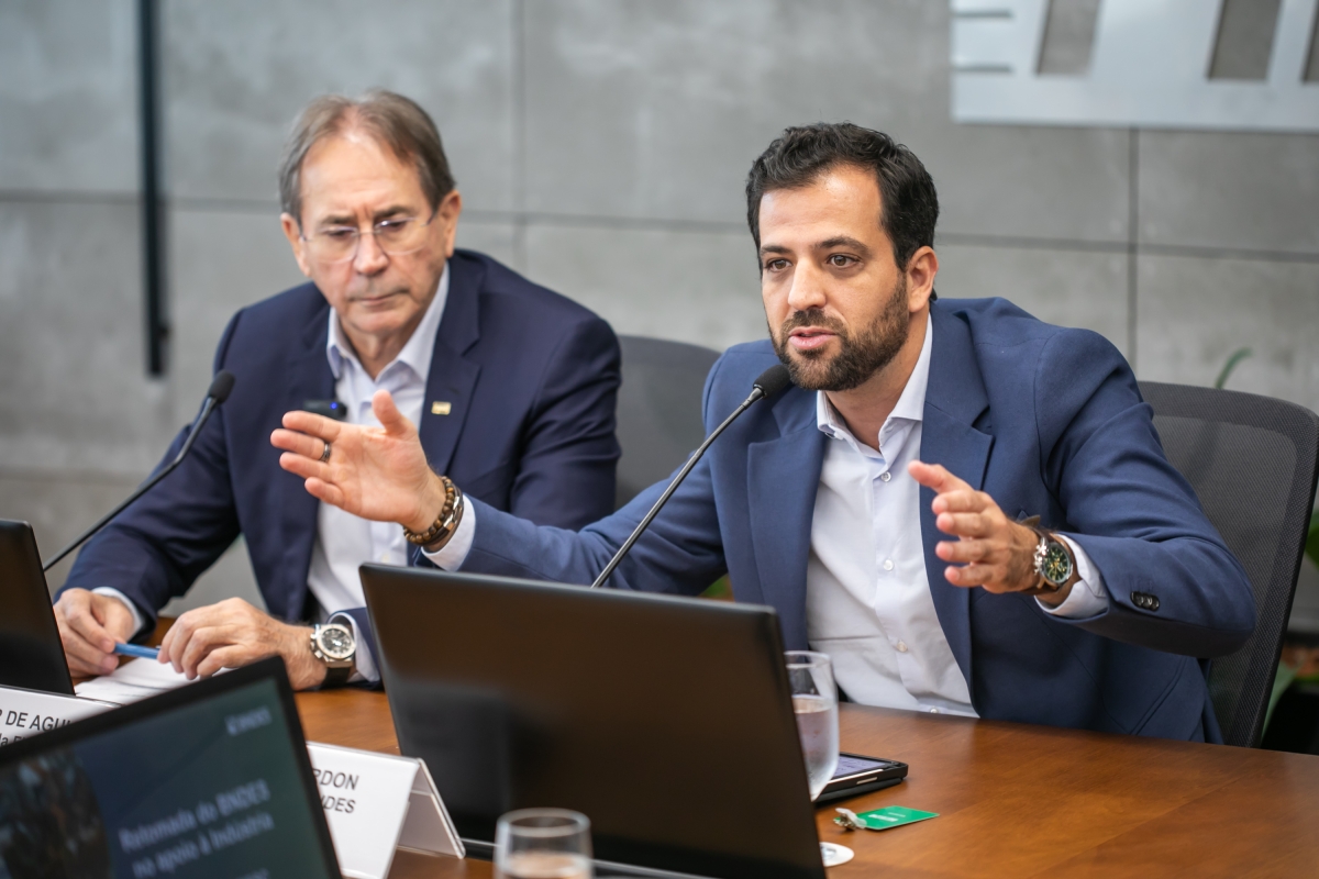 Presidente e Gordon, diretor do BNDES